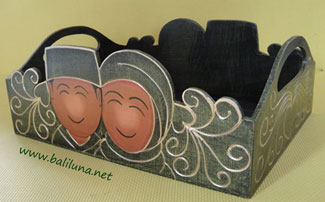 souvenir pernikahan etnik tradisional nuansa Indonesia banget asli handmade hasil kerajinan tangan dari bali