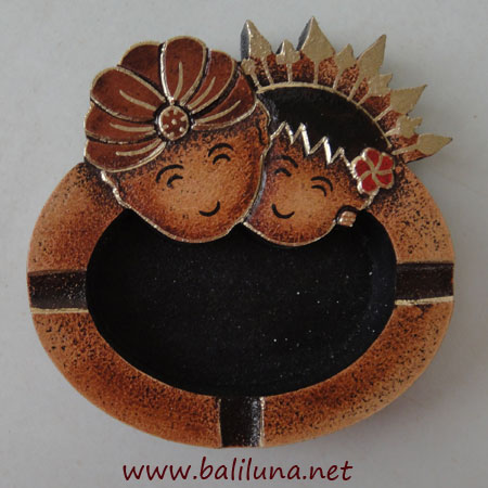souvenir pernikahan tradisional etnik asbak pengantin adat daerah jawa