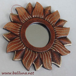 souvenir pernikahan tradisional etnik cermin etnik matahari bali