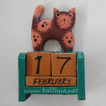 Souvenir Pernikahan Tradisional Etnik Kalender Abadi Etnik Bali