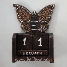 Souvenir Pernikahan Tradisional Etnik Kalender Abadi Etnik Bali