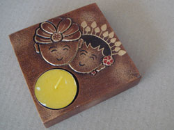 souvenir pernikahan tempat lilin