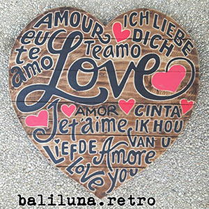 wholesale bali vintage hand carved wooden wall signs, vintage wall decor and vintage home decor