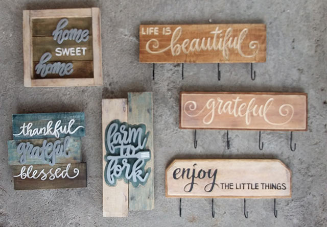 wholesale bali vintage hand carved wooden wall signs