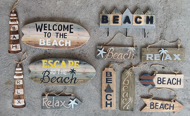 wholesale bali vintage hand carved wooden wall signs